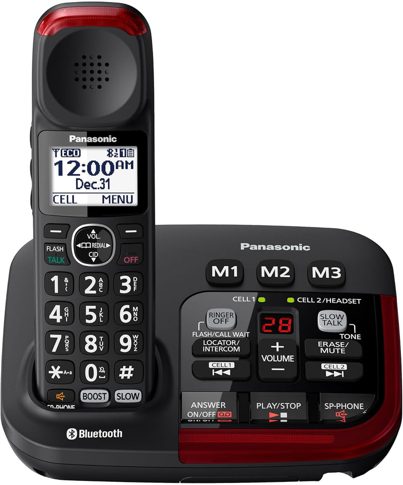 Panasonic KX-TGM430B Amplified Cordless Phone Slow Talk — main product image