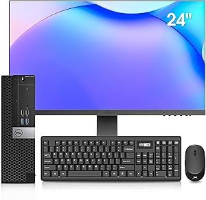 Dell OptiPlex 5040 i7 Desktop PC 24" Monitor Bundle