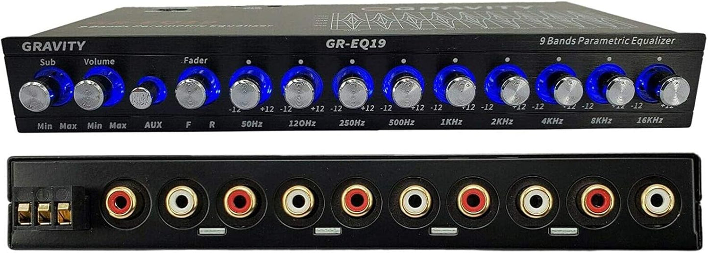 Gravity GR-EQ19 Car Audio Equalizer 9 Band EQ