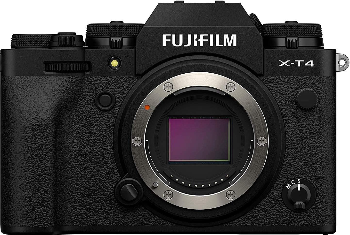 Fujifilm XT 4 Mirrorless Camera: Black Body (Renewed)