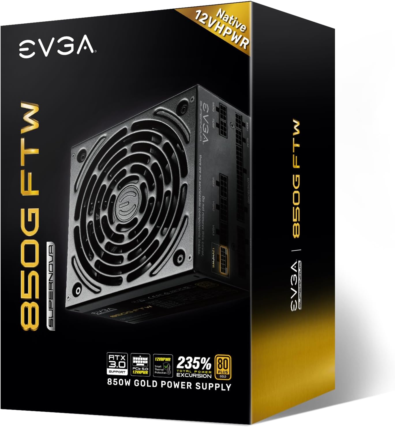 EVGA 535-5G-0850-K1 Supernova 850G FTW ATX3.0 Power Supply