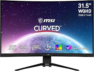 MSI MAG325CQRXF 32" Curved Rapid VA Gaming Monitor
