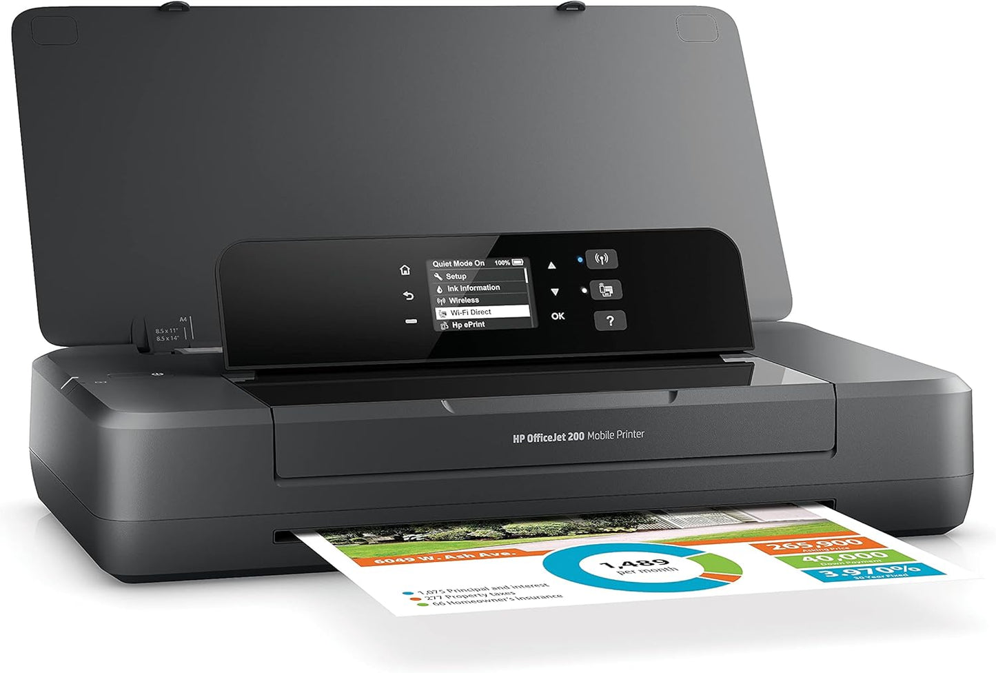 HP 200 OfficeJet Portable Printer Wireless Alexa
