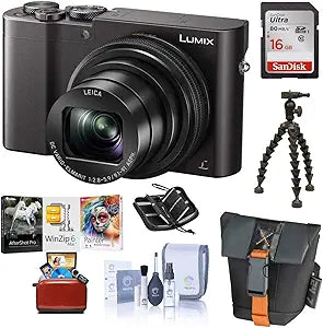 Panasonic LUMIX ZS100 4K Camera Bundle - Black