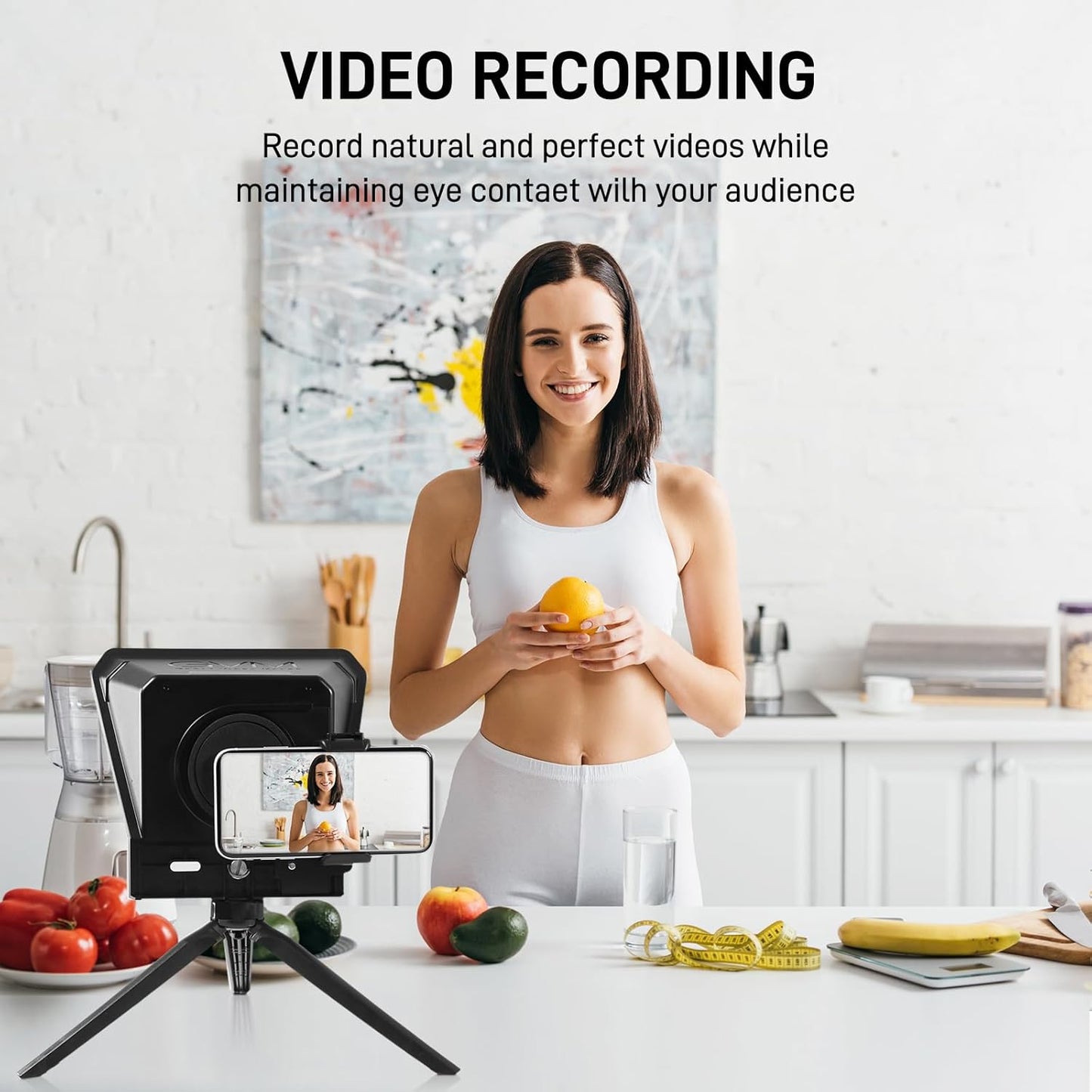 GVM Teleprompter Portable with iOS/Android APP & Remote