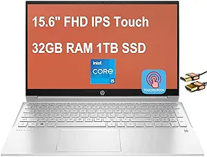 HP Pavilion 15 Laptop i5 Touchscreen 32GB 1TB SSD — main product image