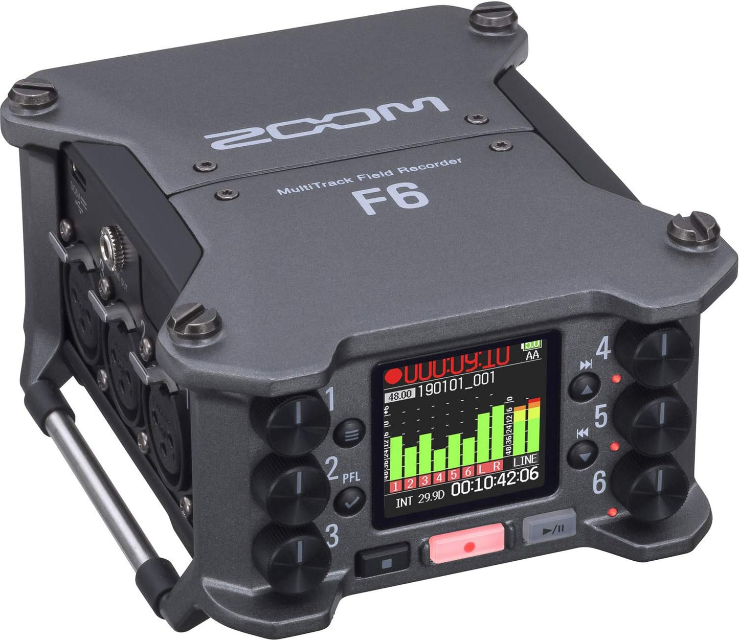 Zoom ZF6 6-Input 14-Track Field Recorder Bundle