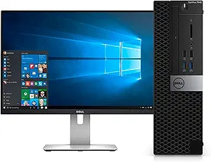 Dell OptiPlex 7040 i5 SFF PC with 24" LCD (Renewed)