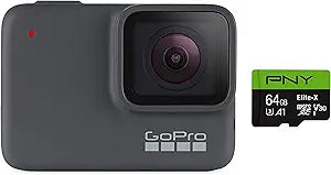 GoPro CHDXX-811 HERO7 Silver Action Camera + SD Card