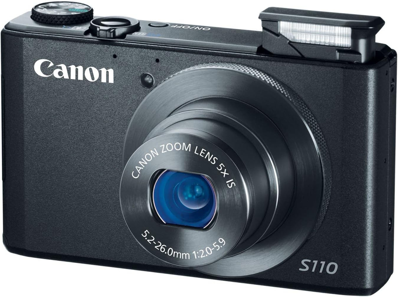 Canon 6351B001 PowerShot S110 12MP Digital Camera Black