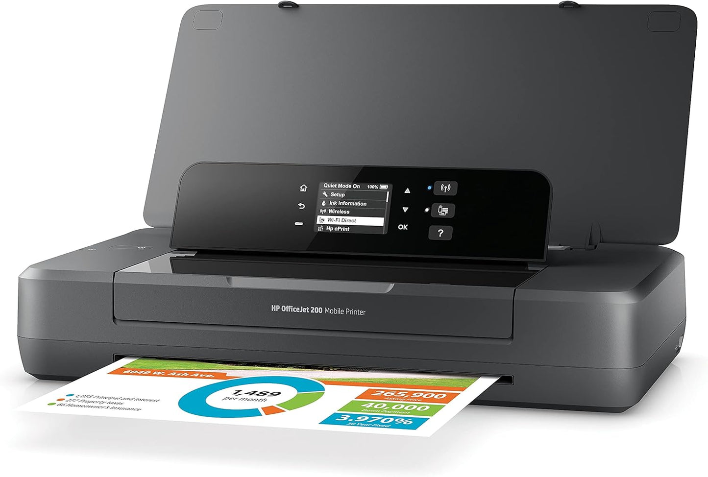 HP 200 OfficeJet Portable Printer Wireless Alexa