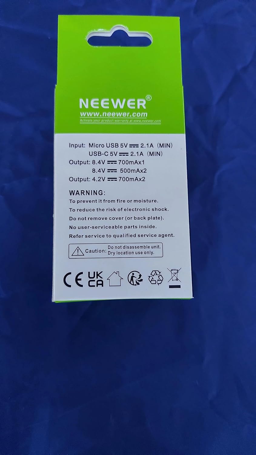 Neewer 10094397 Dual USB Charger NP-FZ100