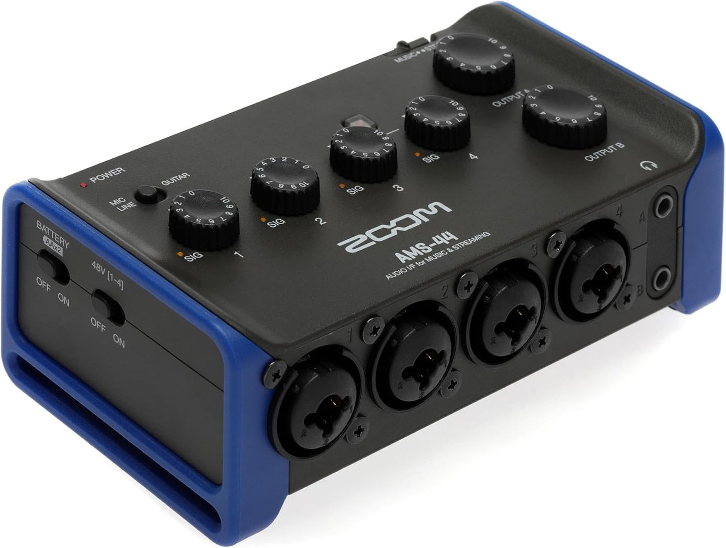 Zoom AMS-44 4x4 USB-C Audio Interface Loopback
