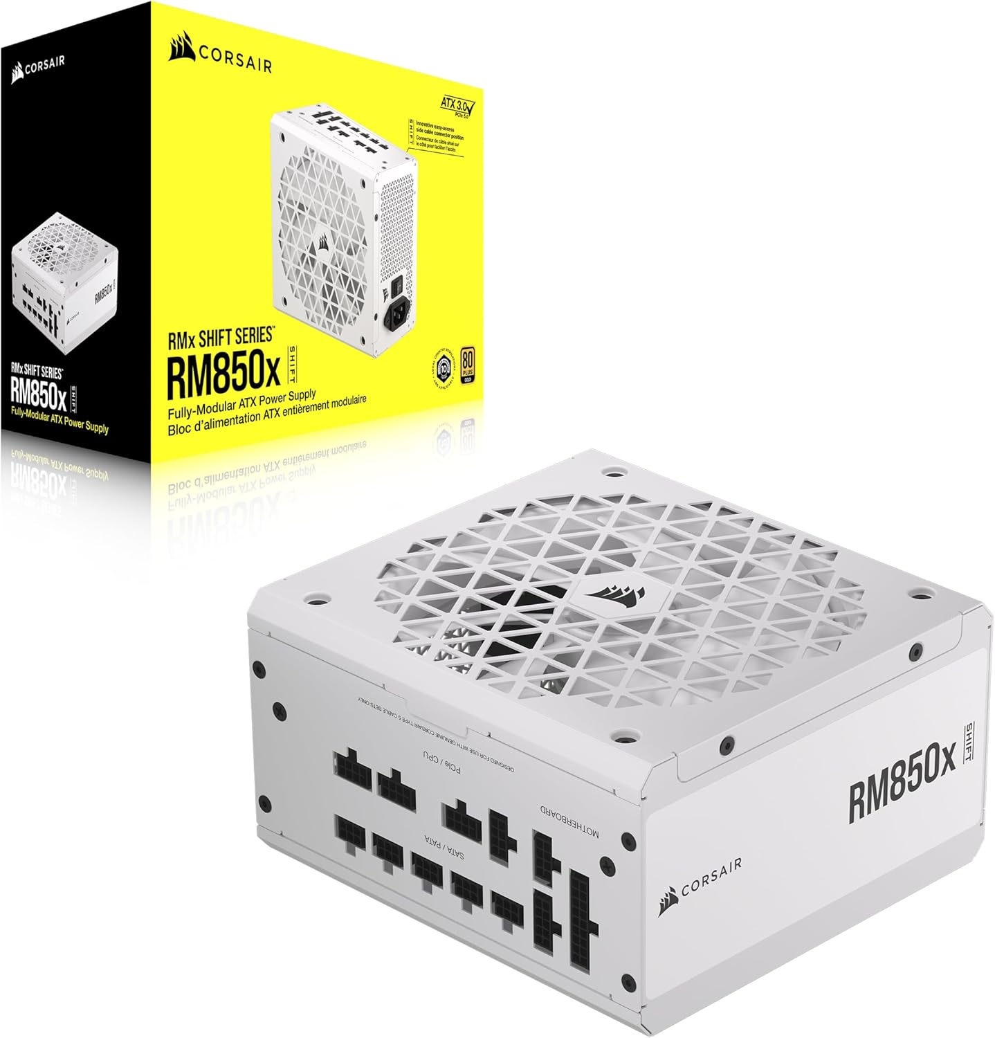 Corsair CP-9020274-NA RM850x Shift 850W White PSU