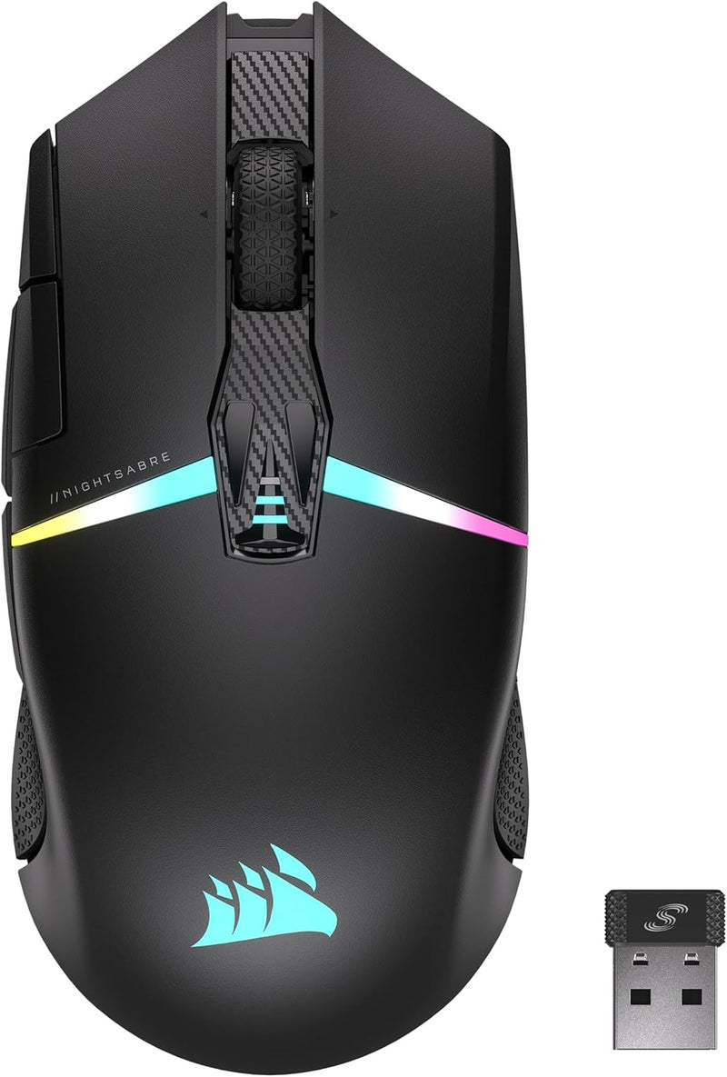 Corsair NIGHTSABRE RGB Wireless Gaming Mouse — main product image