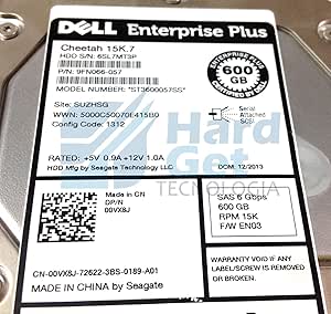 Dell 0VX8J EQUALLOGIC 600GB 15K 3.5 Hard Drive — main product image