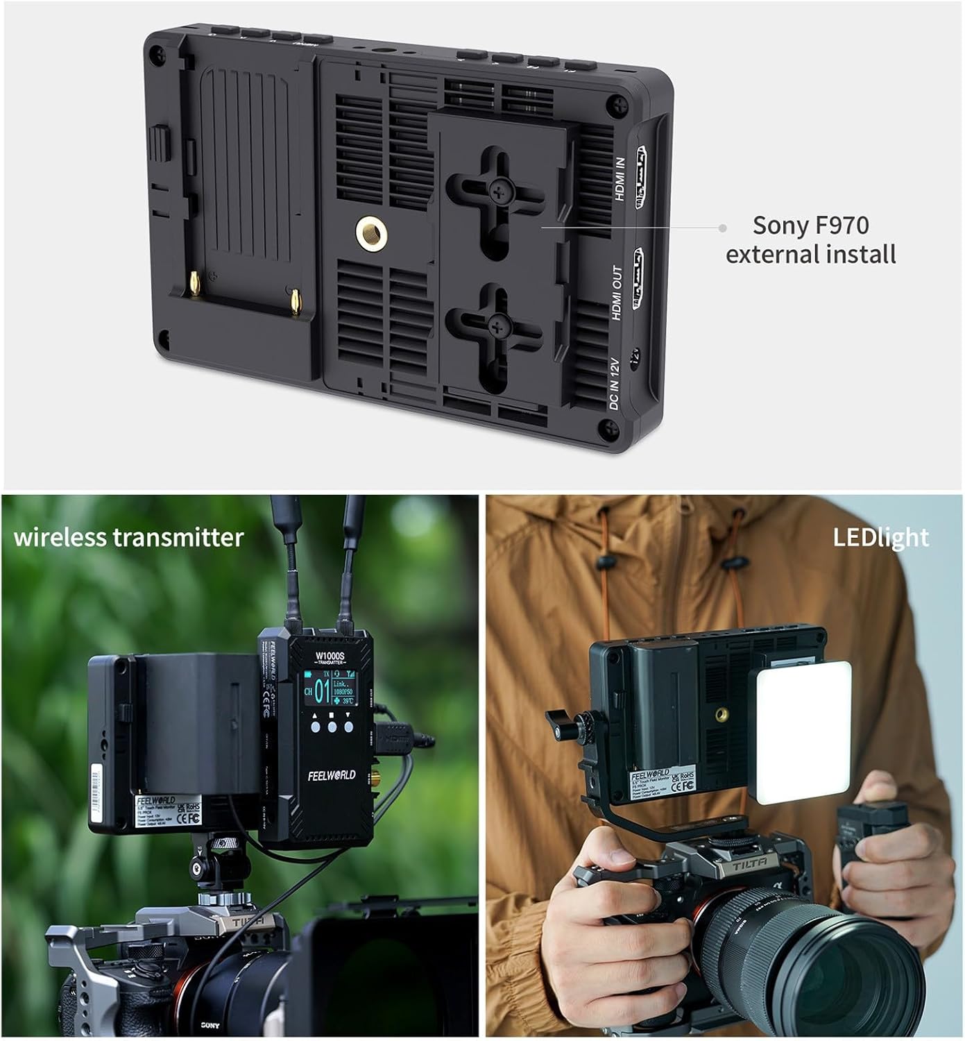 FEELWORLD EA702130 F6 Pro 5.5" 4K HDMI Monitor Kit