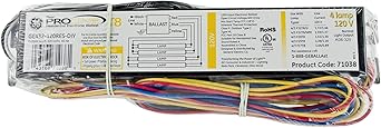 GE 93885 Lighting 4-Lamp T8 120V Electronic Ballast
