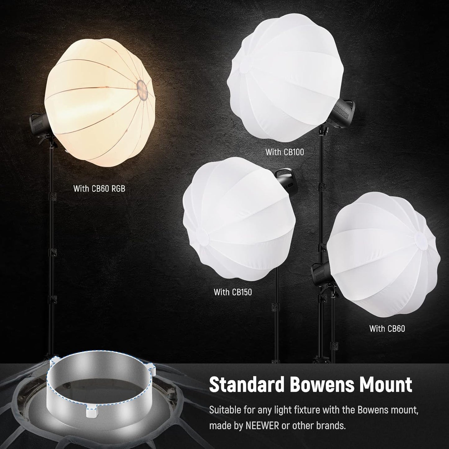 Neewer NS90L 35" Lantern Softbox Bowens Mount