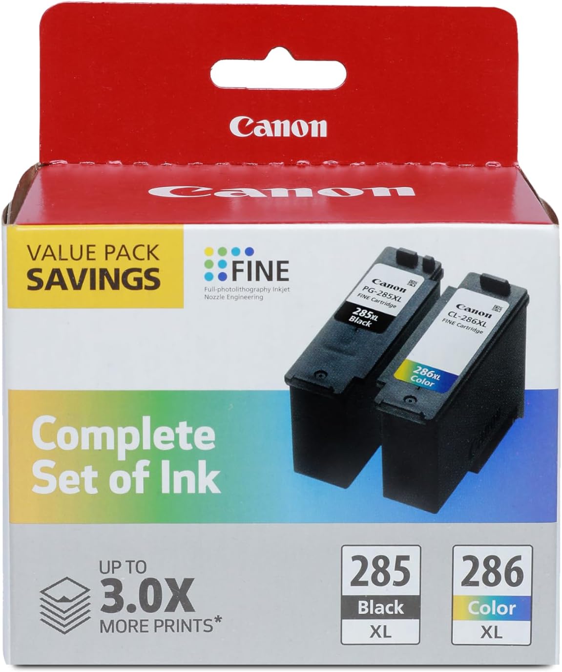Canon 6196C004 PG-285 XL / CL-286 XL Ink Value Pack