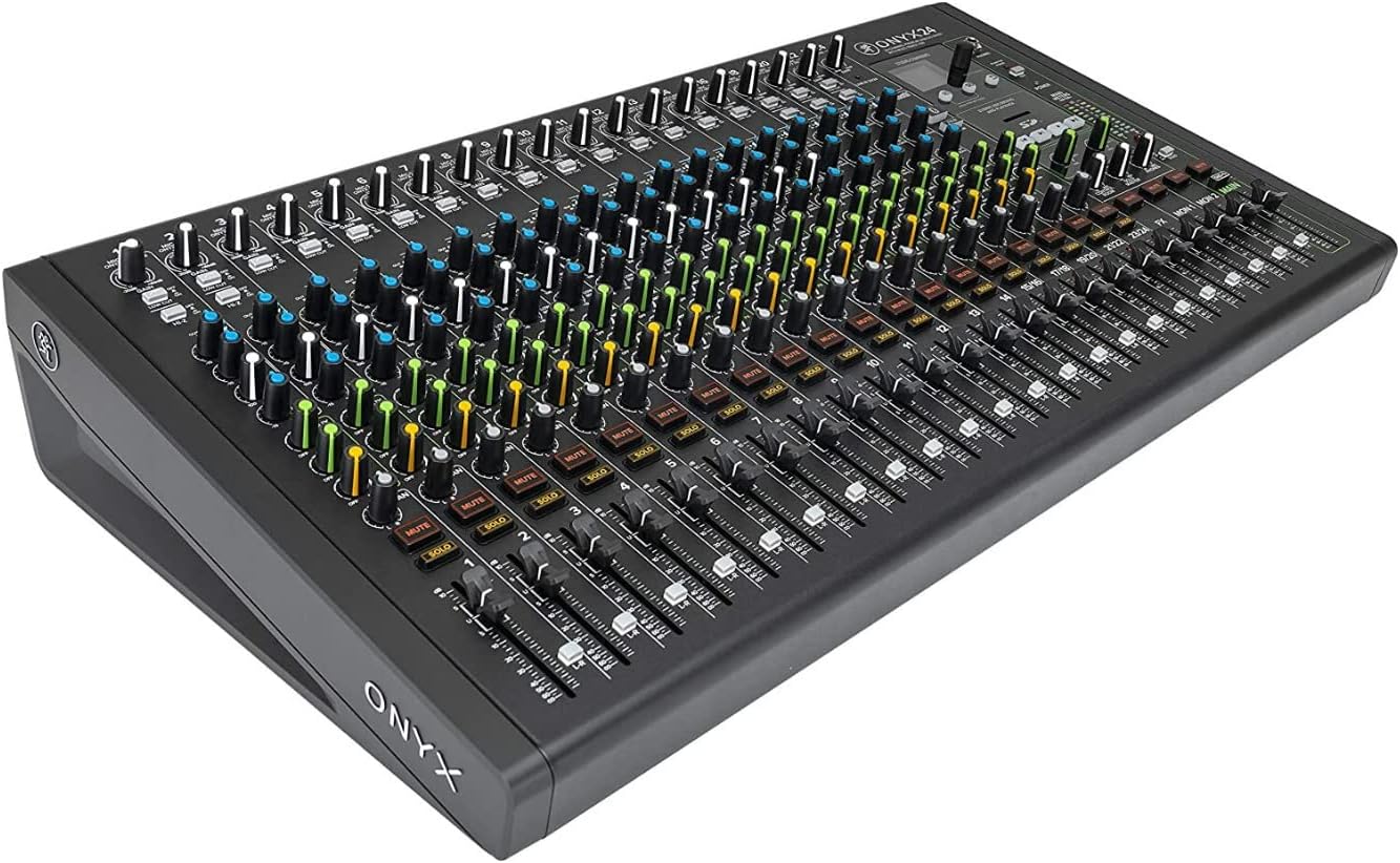 Mackie Onyx24 24-Channel Analog Mixer USB Multitrack Recording