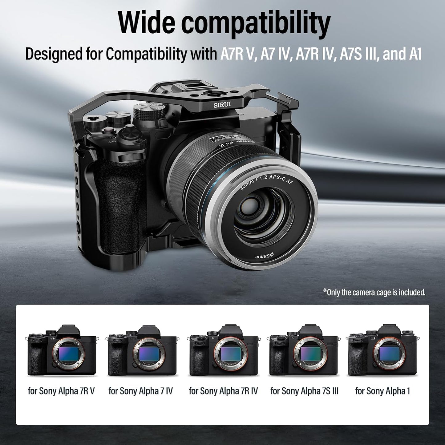 Sirui AM-A7-CT Camera Cage for Sony Alpha 7R V / Alpha 7 IV