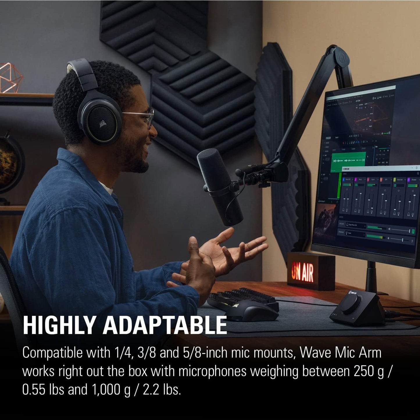 Elgato 10AAM9901 Wave Mic Arm Premium Broadcasting Boom