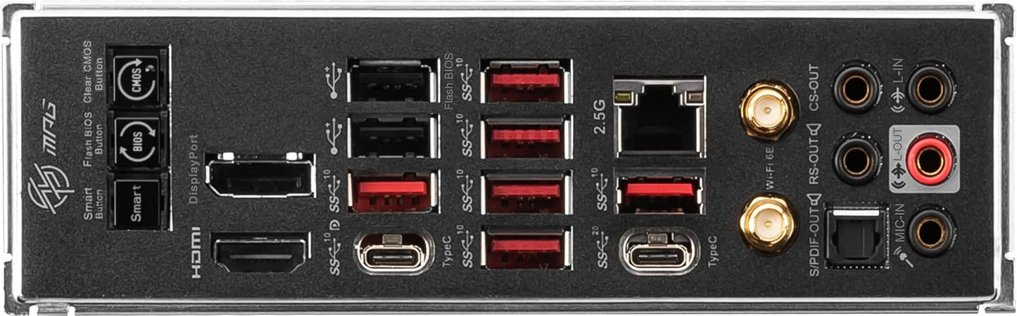 MSI 7D70-001R MPG X670E Carbon WiFi Gaming Motherboard