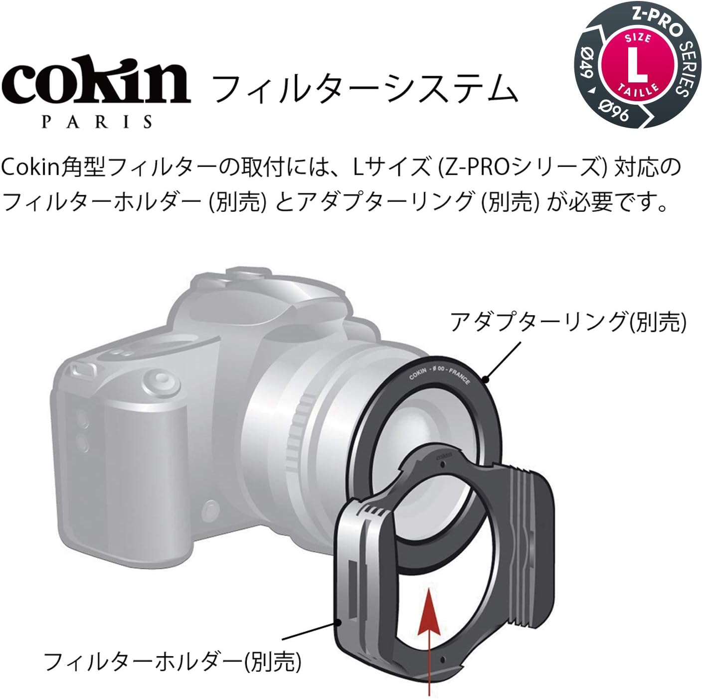 Cokin Z003 Square Red Filter Z-Pro Series