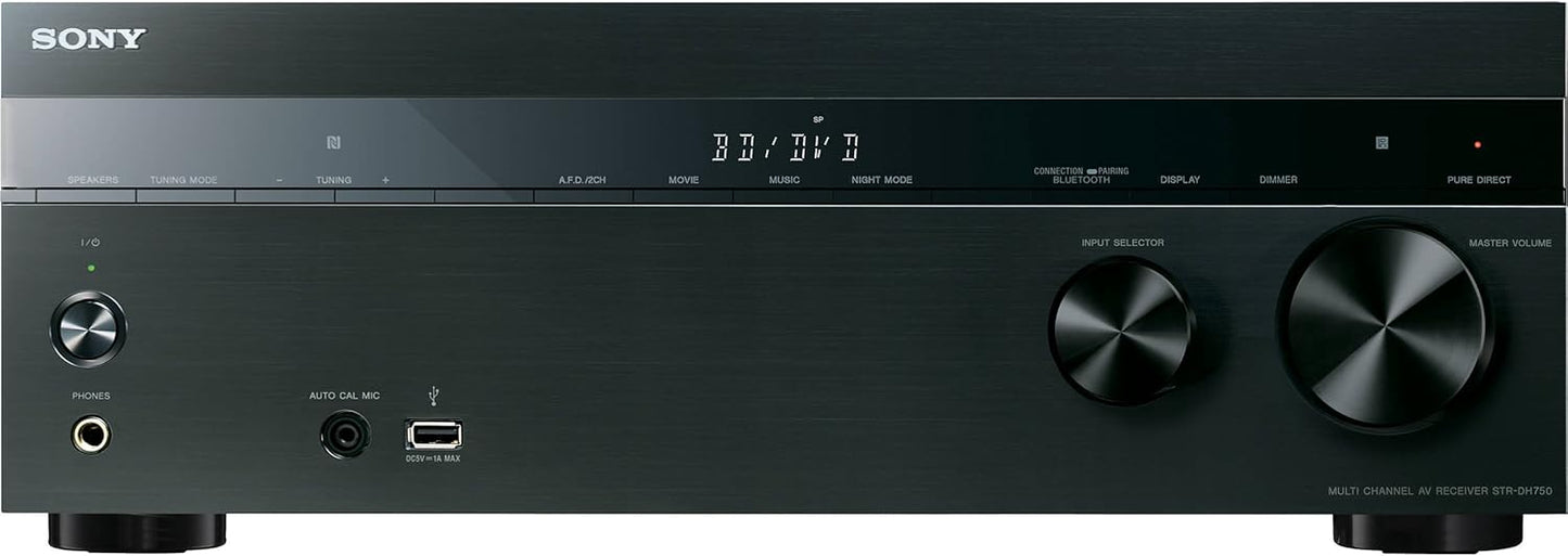 Sony STRDH750 7.2 Channel 4K AV Receiver with Bluetooth