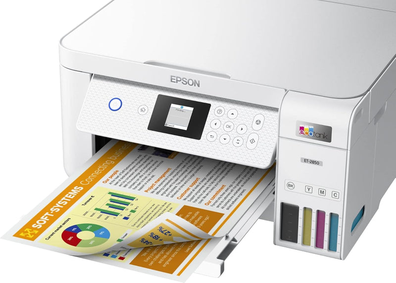 Epson ET-2850 EcoTank Wireless All-in-One Printer — main product image