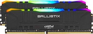 Crucial BL2K16G30C15U4BL Ballistix RGB 32GB DDR4 Gaming Memory