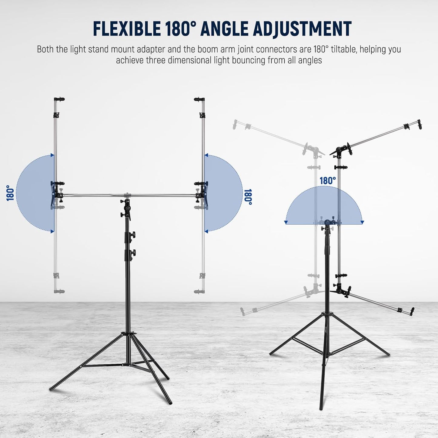 Neewer Triple Reflector Holder for Photography Stand ST-RF3