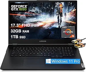 Dell Lenovo Legion 5 17" Gaming Laptop Ryzen 5 GTX 1650