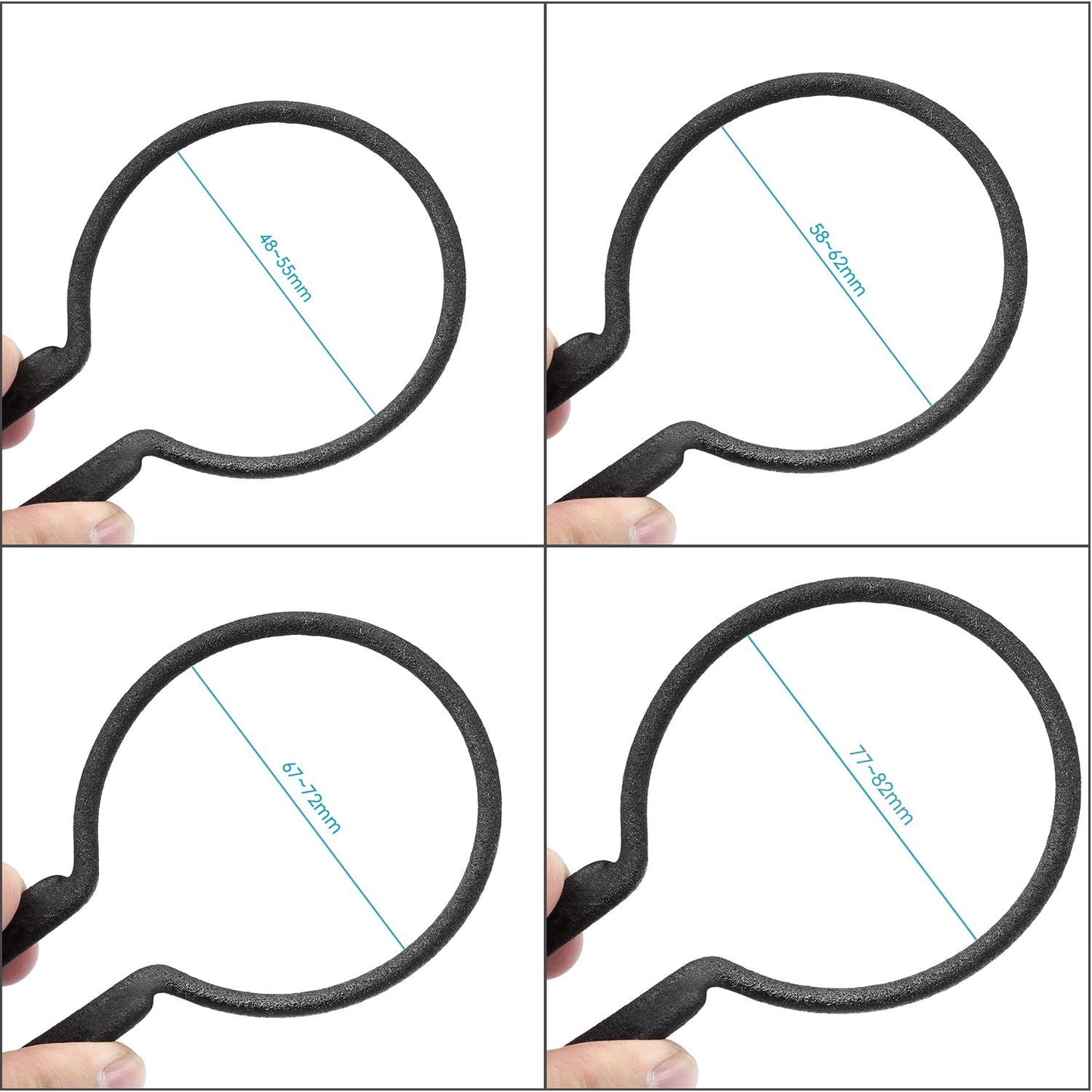 Neewer 4 Packs Lens Filter Wrench Kit 48-82mm