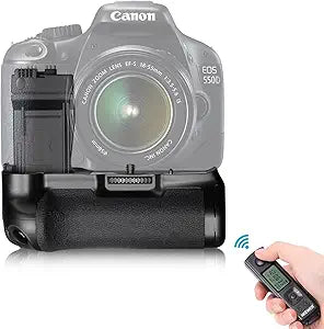 Neewer BG-E8 Battery Grip with IR Remote for Canon DSLR