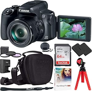 Canon E2CNPSSX70HSK PowerShot SX70 HS 65x Zoom Camera Bundle — main product image