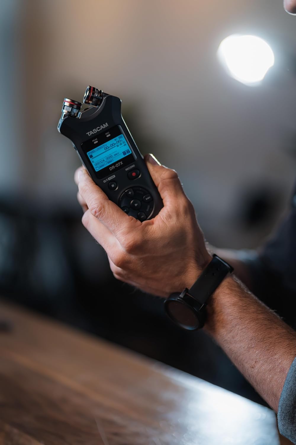 Tascam DR-07X Handheld Digital Audio Recorder