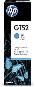 HP GT52 Cyan Ink Bottle - Original Inkjet Refill