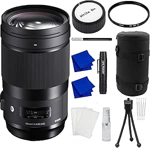 Sigma 40mm F1.4 DG HSM Art Nikon Lens Bundle