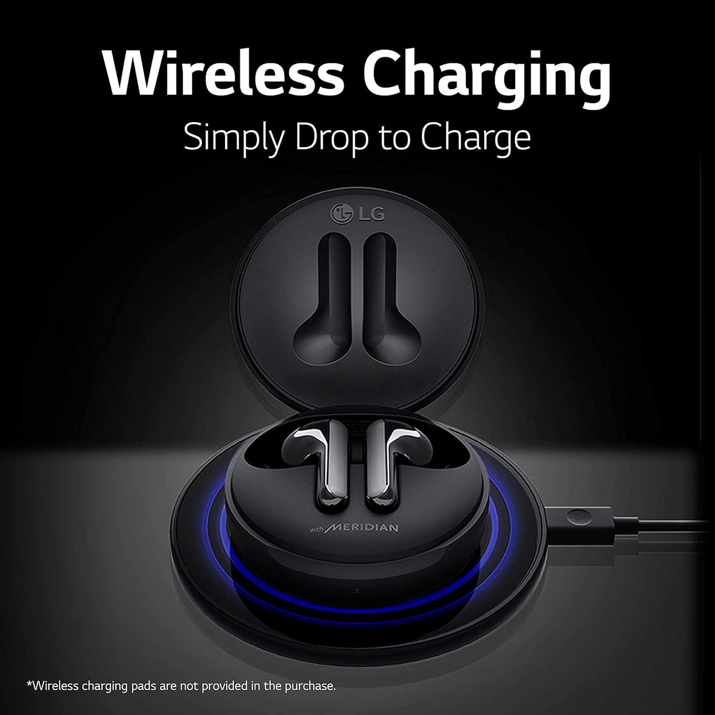 LG HBS-FN6 TONE Free Wireless Bluetooth Earbuds UVnano