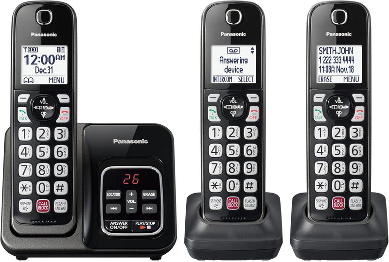 Panasonic KX-TGD833M Cordless Phone Answering Machine — main product image