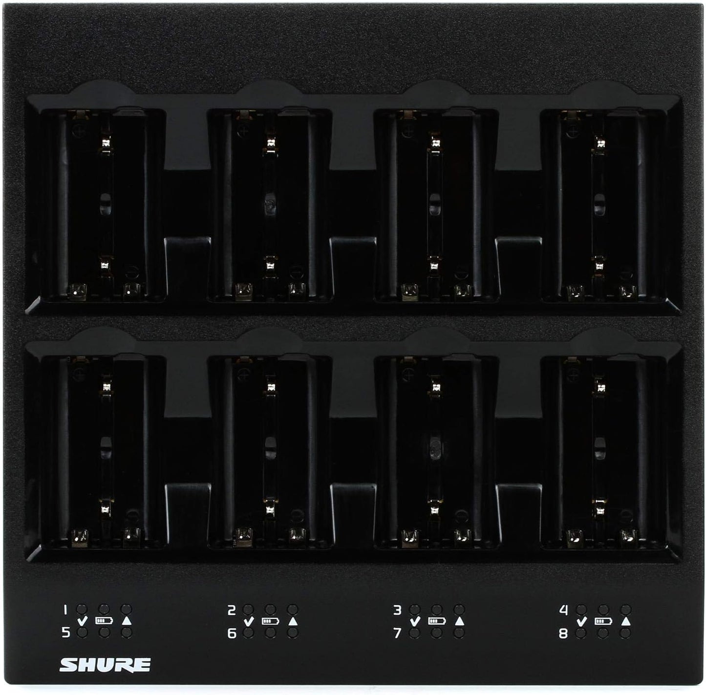 Shure SBC800-US 8-Bay Battery Charger - Rechargeable Lithium-Ion