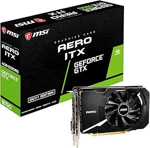 MSI G165D6AIC1 GeForce GTX 1650 Aero ITX Graphics Card