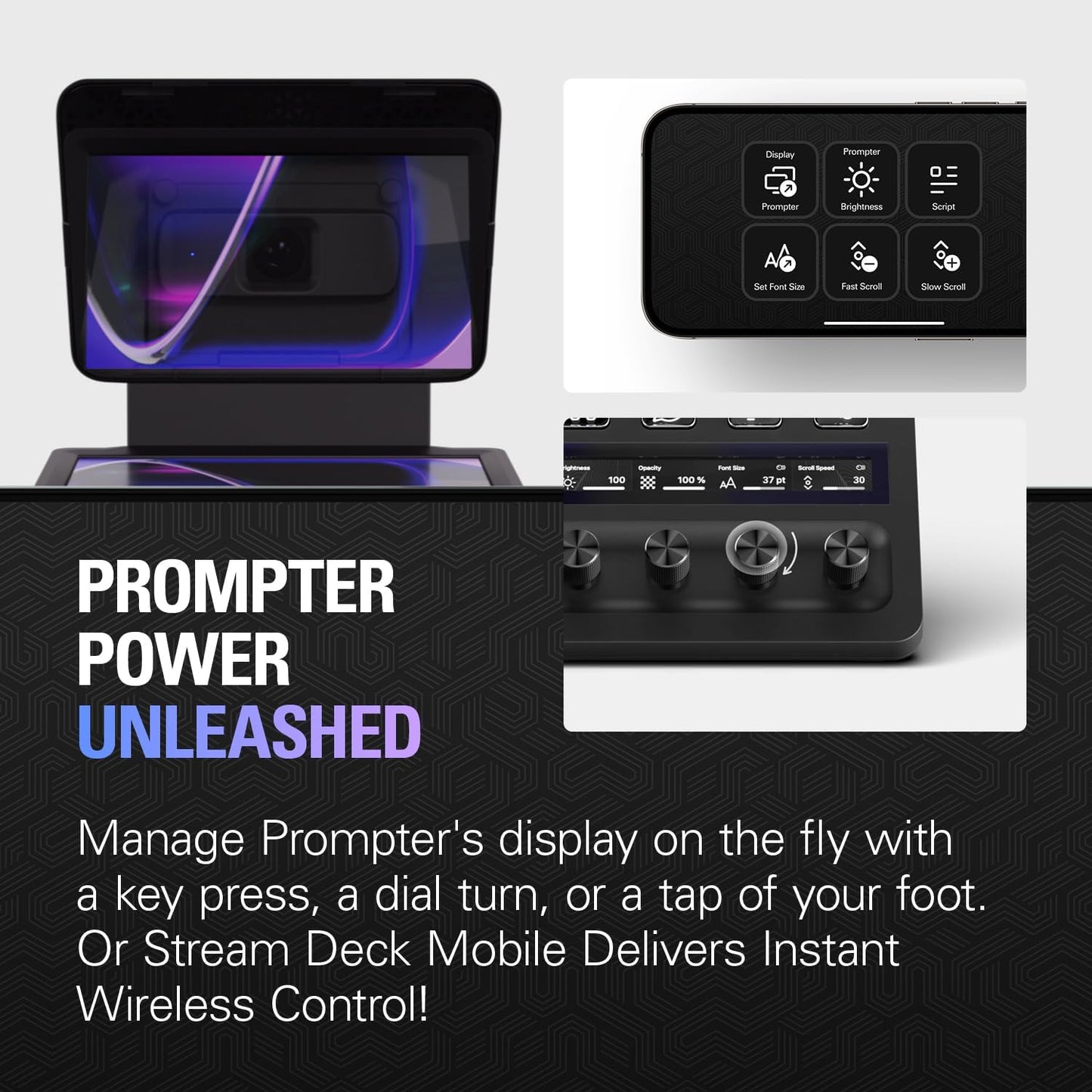 Elgato 20WAD9901 Prompter Teleprompter for Streaming