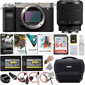 Sony Alpha 7C Compact Full-Frame Mirrorless Camera Kit