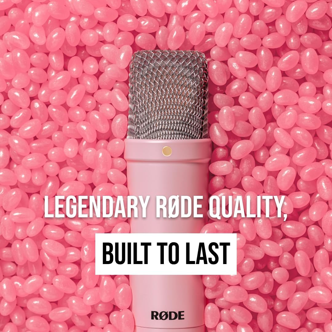 Rode NT1SIGNATUREPINK Condenser Microphone Vocal Recording Pink