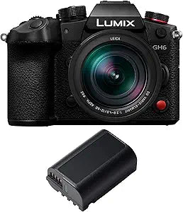 Panasonic LUMIX GH6 Mirrorless Camera 12-60mm Lens Bundle