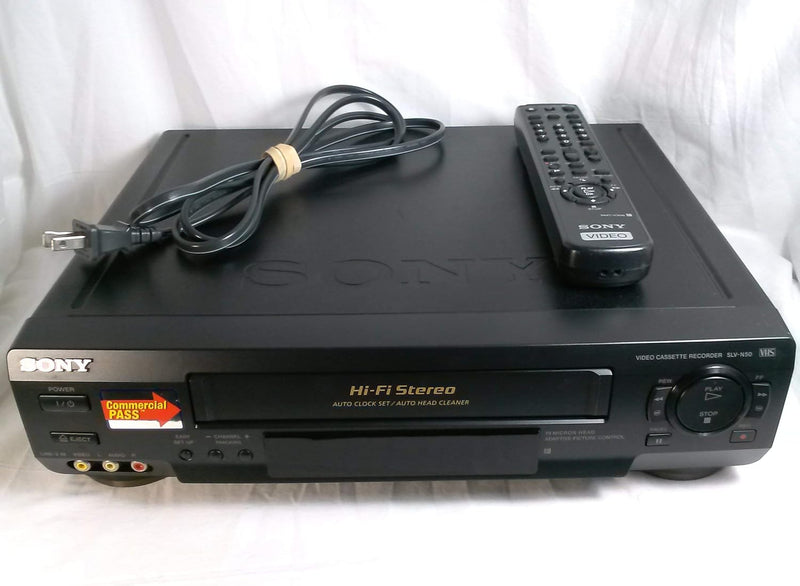 Sony SLV-N50 Hi-Fi Stereo VHS VCR Renewed — main product image