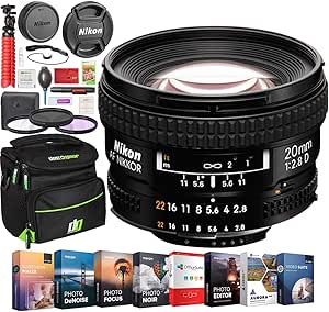Nikon E3NK2028D 20mm f/2.8D FX Wide Angle Lens Kit